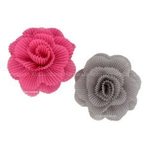 Two Ways of Wearin Fabric Flower Hair Clip Accessories Fashion Brooch