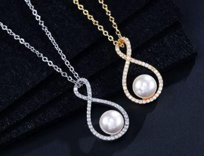 Bridal Wedding Pearl Necklace Jewelry Set, CZ Pearl Wedding Necklace Set, Bridal Jewelry, Wedding Jewelry, CZ Jewelry Set,