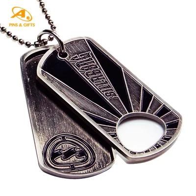 Business Gift High Quality Engraving Machine Platinum Stainless Metal Xvideo Press Manual Dog Tag