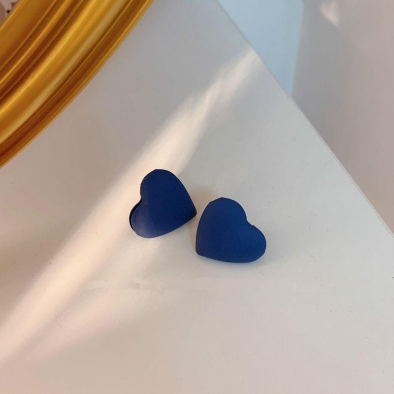 Summer Jewelry Klein Blue Mix Style Heart Bowknot Stud Earrings