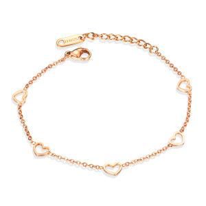 Fashion Jewelry &#160; Stainless Steel Heart Women Bracelet