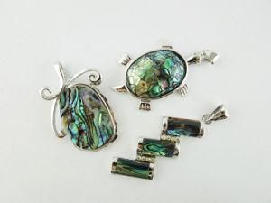 Fashion Pendant, Abalone Jewelry Pendant Charm, Paua Shell (Z0091)