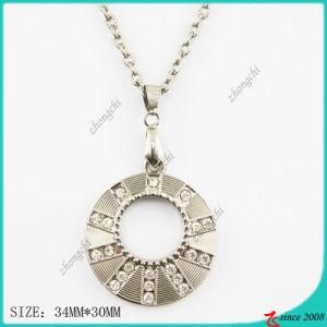 Zinc Alloy Metal Round Necklace (PN)