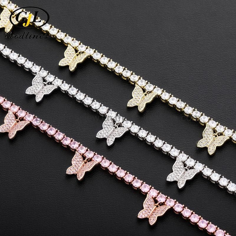 Hip Hop Jewelry Customize Name Plate Necklace for Women