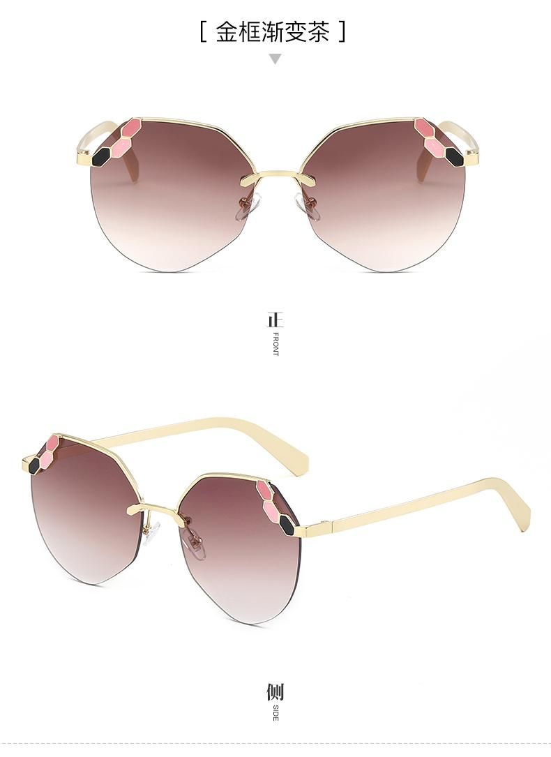 Eyewear New Trendy Custom Logo Women Oversized Shades Sunglasses Fashion Square Sun Glasses