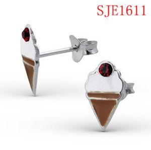 High Quality Stainless Steel Icecream Design Earring (SJE1611)