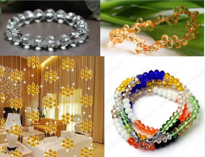 Cheap Colorful Round Crystal Glass Beads for DIY