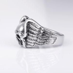 New Product Jewelry Angel Wing Ring in Stainless Steel