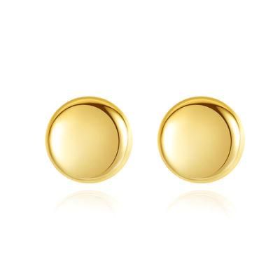 Smooth and Reflective Surface Round Shape Jewelry Earrings