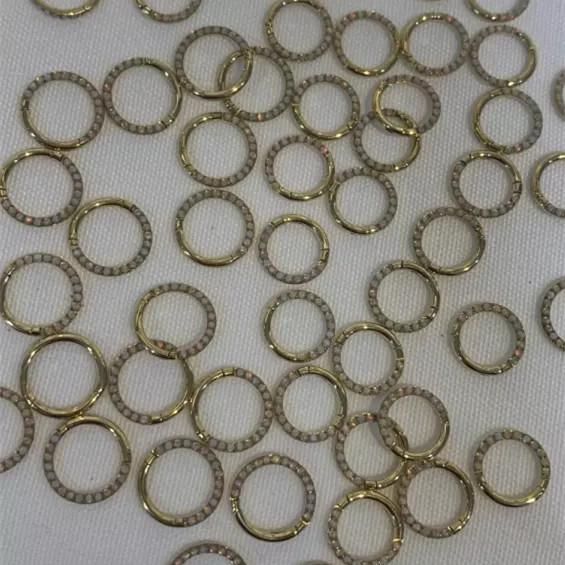 ASTM F136 Titanium Segment Clicker Hinged Nose Rings