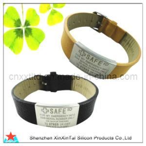 Laser Engraved Real Leather Bracelets (XXT 10018-57)