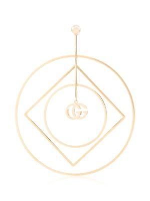 Fashion Personality Hollow Exaggerated Metal Circle Earrings Jewelry