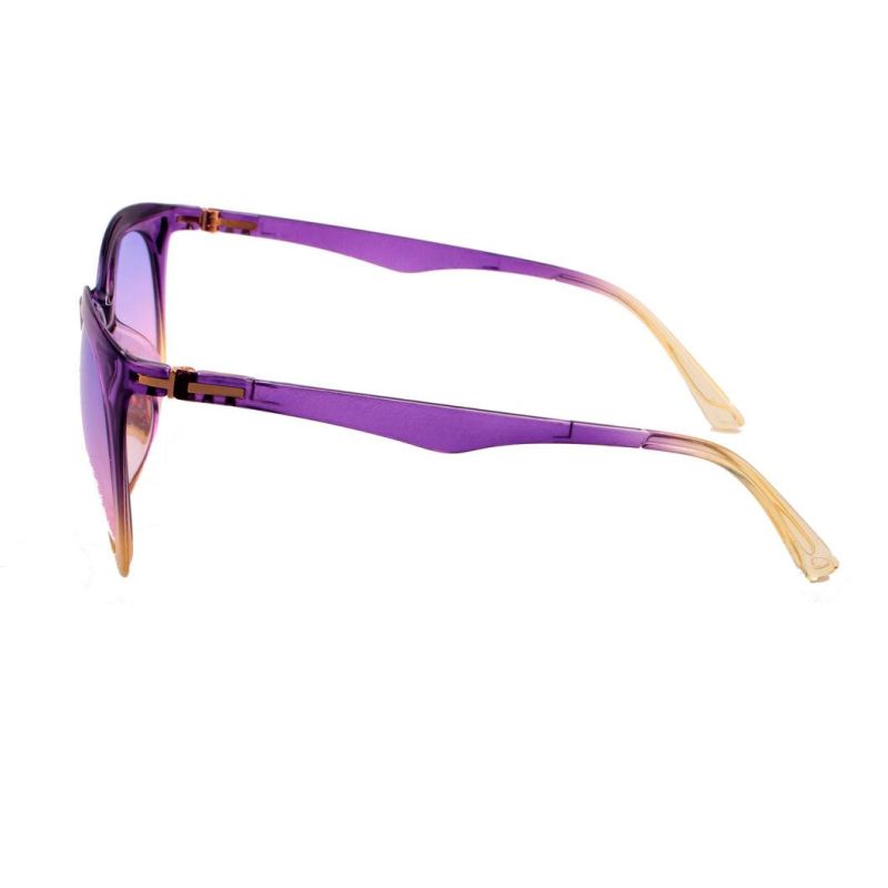 2018 Hot Selling Round Shape Fashion Sunglasses with Metal Decoration