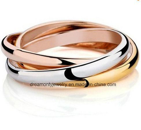 Top Quality Three Circles Ring in Three Color