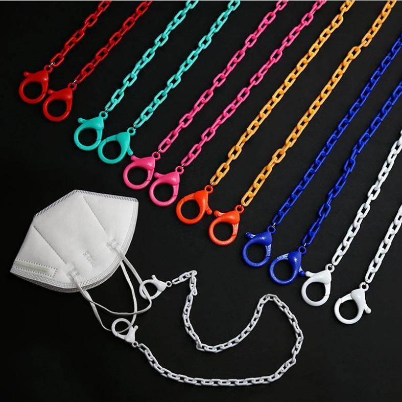 Kids Candy Color Beaded Children′ S Eyeglasses Chains Maskes Necklace Holder Beaded Masking Lanyard Strap Face Masks Glasses Chain