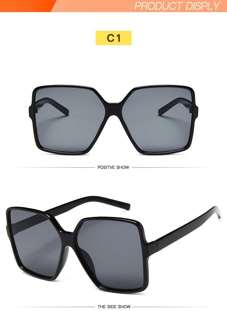 New European and American Trend Big Frame Sunglasses