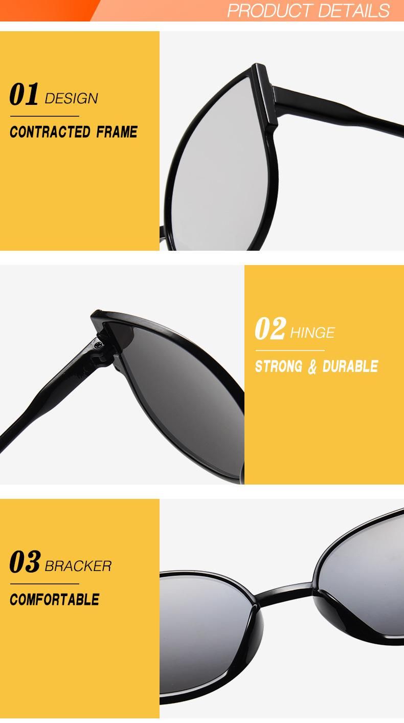 New Style Plastic Frame Cat Eye Sunglasses Women Retro Trend