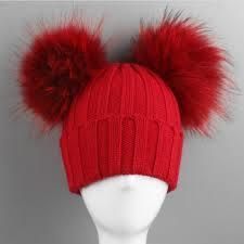 Fashion Acrylic Christmas Knitted Beanies Hat with Pompom