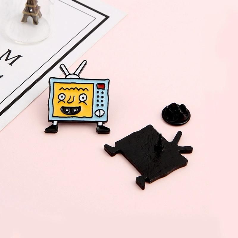 Cartoon TV Film Brooch Shirt Collar with Badge Brooch