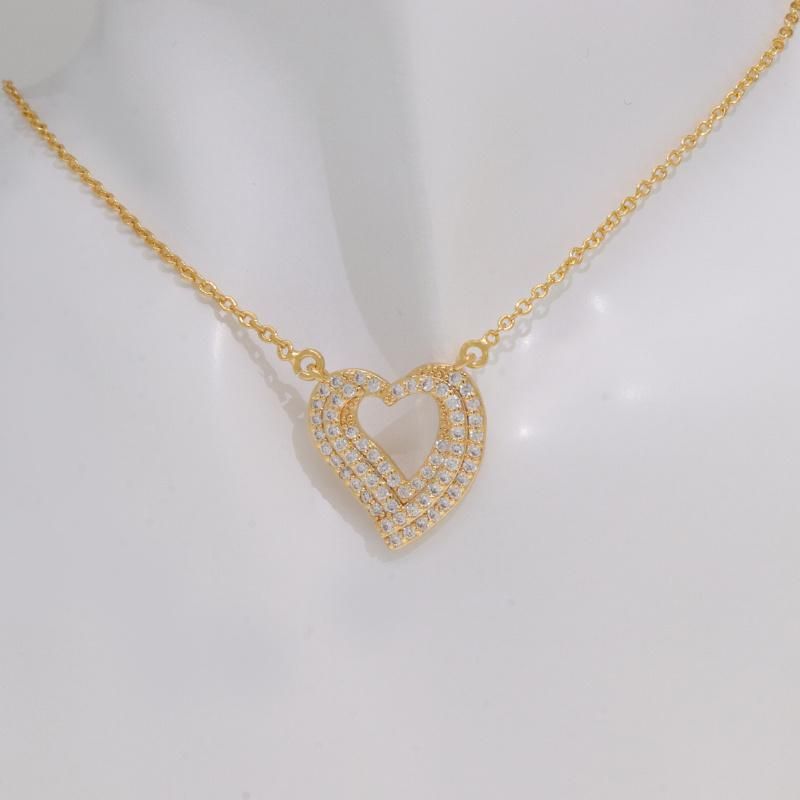Wholesale Zircon Fashion Glamour Ladies Jewelry Necklace