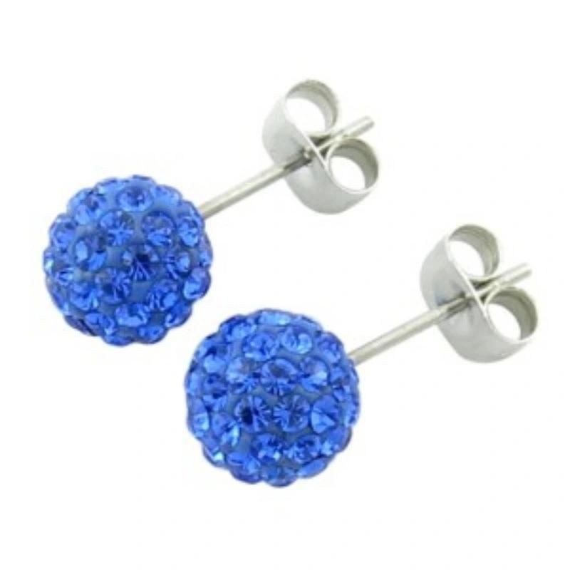 Fashion Silver Earring Clear Zircon Jewelry