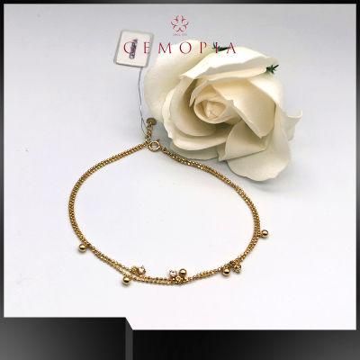 Lady Jewelry Gift Smooth Charm Bracelet Women