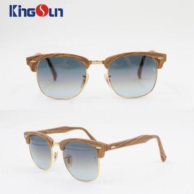 Professional Hand Made Sunglasses with Glass Gradural Lens (KS1146)