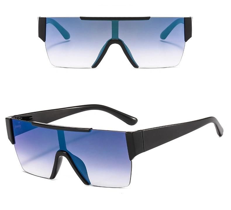 2020 New Frameless One-Piece Plastic Sunglasses