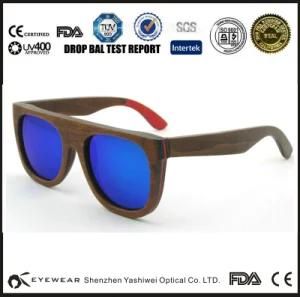 Colorful Wooden Sunglasses with Polarized Lenses