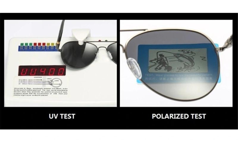 Luxury Men′ S Polarized Sunglasses Driving Sun Glasses for Men Women Brand Designer Male Vintage Black Pilot Sunglasses UV400