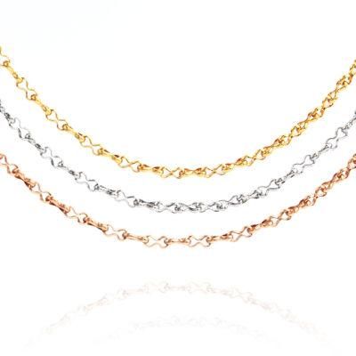 Hot Sale 14/18K Gold Plated Surgical Steel Jewelry Stainless Steel Fashion Decoration Jewelry Making Chain Necklace Anklet Bracelet Lady Design