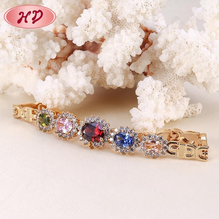 2020 Women Handmade 18K Rose Gold Plated Bracelet in Guangzhou