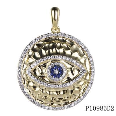 Wholesale 925 Sterling Siver Evil Eye Hammer Pendant