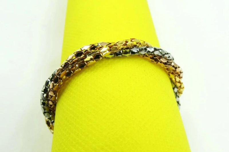 Jewellery Three Colored Mirror Surface Bracelet