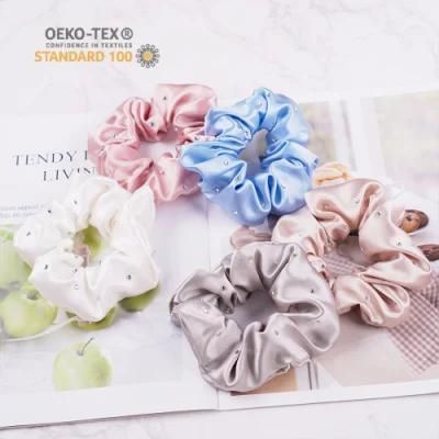 Crystal Mulberry Silk Scrunchies for New Arrivel Hair Accessories