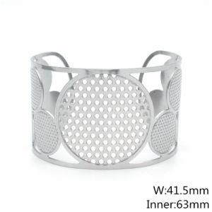 Factory Price Wholesale Wide Stainless Steel Cuff Bracelet for Women