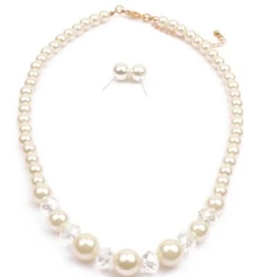 2020 Most Popular Fashion Peal Bead Necklace Jewelry Set