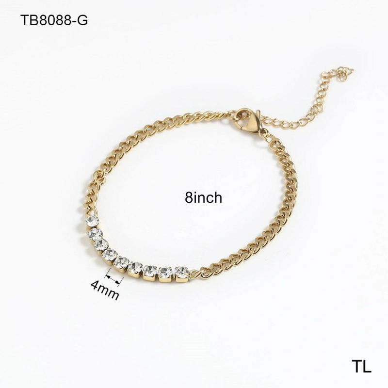 Manufacturer Custom Copper Jewelry High Quality Anti Tarnish jewellery 18K Bracelet Stainless Steel Personalized Lock Bracelet