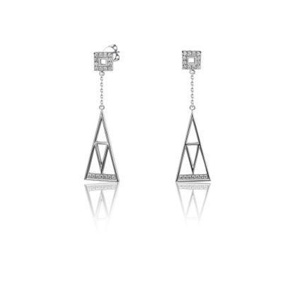 925 Silver Korean Elegant Geometry Earring for Christmas Promotion Sales