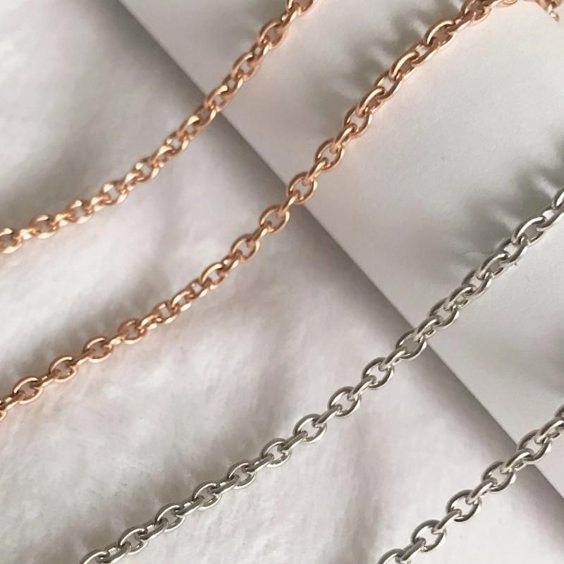 Fashion Jewelry Necklace Cross Cable Chain Bracelet Anklet Pendant Handcraft Design