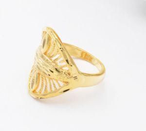 High Quaity Cheap Italian Light Weight Gold Ring for Female