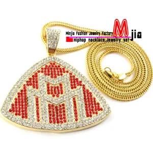 Fully Iced out Young Money Pendant Necklace (MJB663)