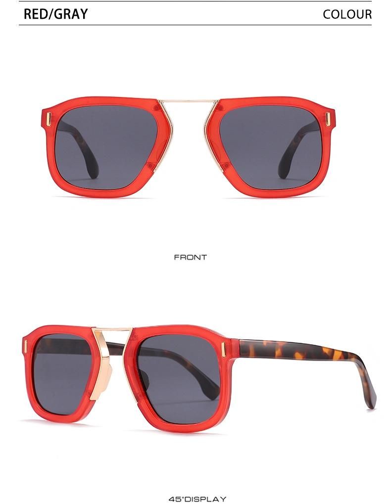 Women Men Hot Selling Cheap Wholesale Sun Glasses UV400 Colorful Square Shades Frame Trendy Fashion Sunglasses
