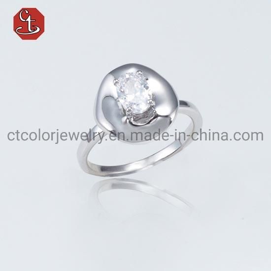 925 silver Three Rings colors White Gold Black Plated Fashion Customer Design Imitation Finger Rings Jewelry