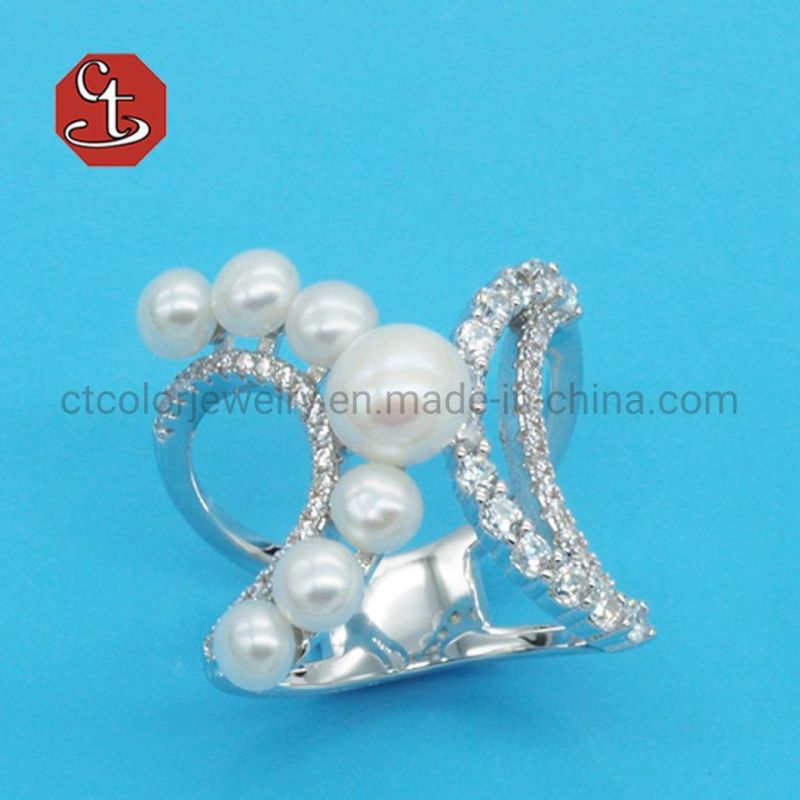 925 Sterling Silver or Brass Natural Pearl Stud Earrings Freshwater Pearl Jewelry