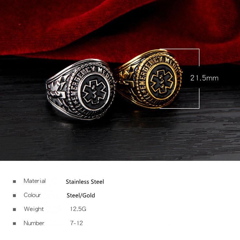 Stainless Steel Jewelry Mens Ring