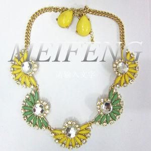 Colorful Beads and Crystal Fashion Statement Jewelry for Women