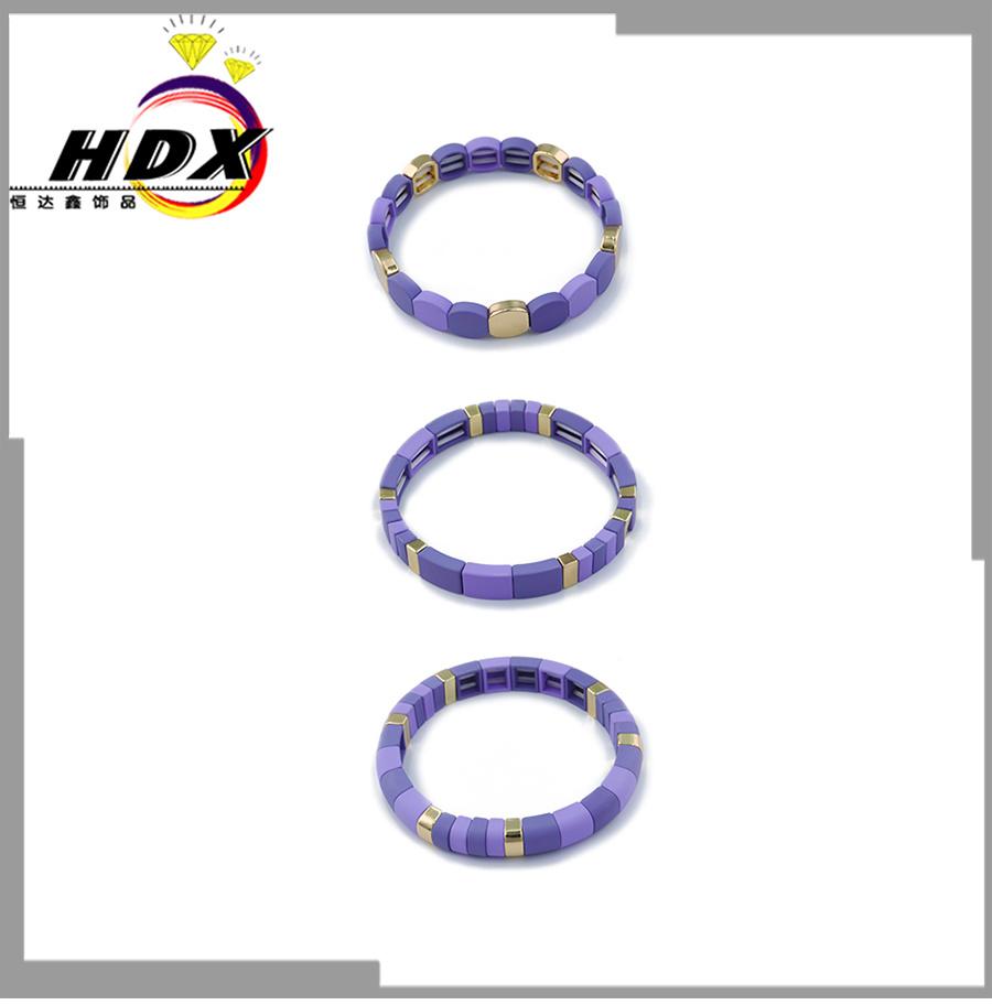 Purple Gold Two Color Bracelet