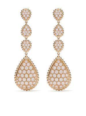 Fashion Metal Zirconia Drop Earrings Jewelry