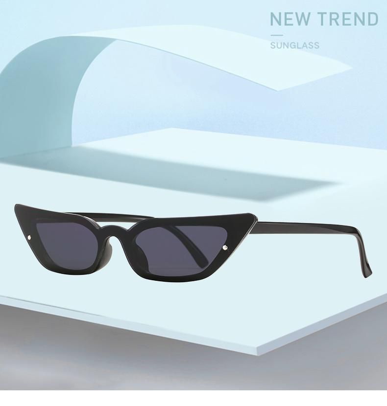Sunglasses Personality Piece Transparent Purple Sunglasses Female Cross-Border Street Shooting Glasses